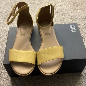Eileen Fisher leather sandals